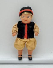 Vintage Celluloid Dutch Boy Doll 5 Articulated Sweden
