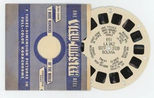 La Paz Bolivia 1940's HL Style View-Master Reel 651