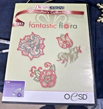 Dream Embroidery Designs, Crafter's Collection Fantastic Flora OESD