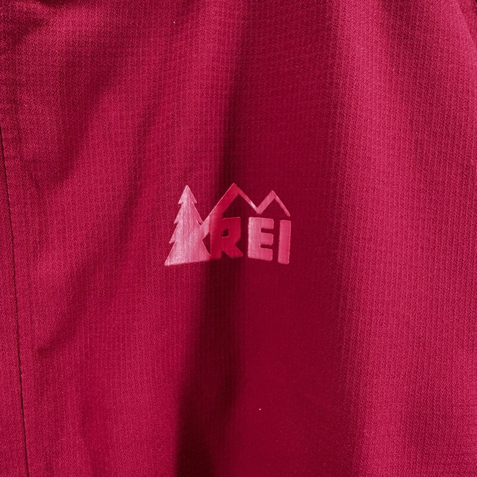 REI Raincoat E1 Elements Womens Medium Burgundy M… - image 2