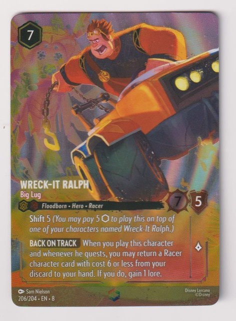 Wreck-It Ralph Disney Lorcana 206/204 Reign of Jafar ENCHANTED