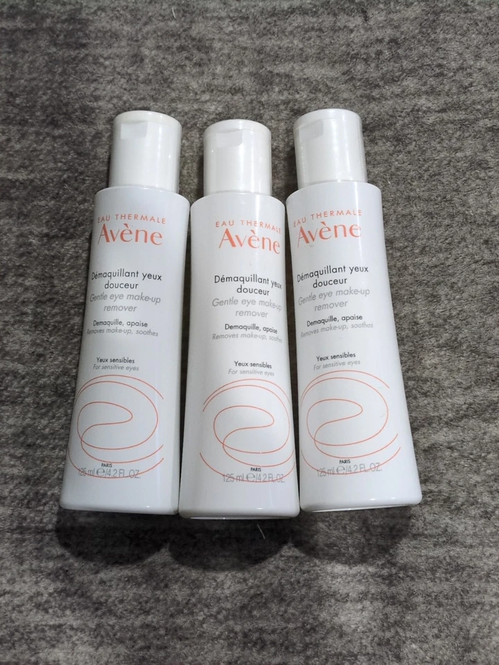 Paquete de 3 desmaquillantes de ojos suaves Avène (4,2 fl oz por botella) Foto 2 de 4