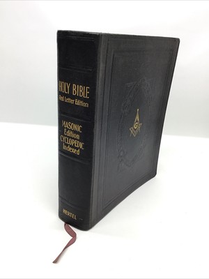 Holy Bible Masonic Edition Cyclopedic Indexed Red Letter Edition