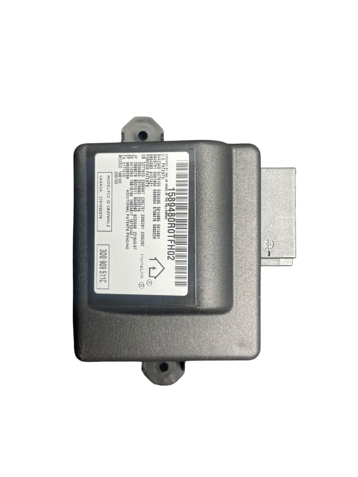 2013-2019 BENTLEY FLYING SPUR 4W 223B HOMELINK GARAGE OPENER CONTROL MODULE UNIT
