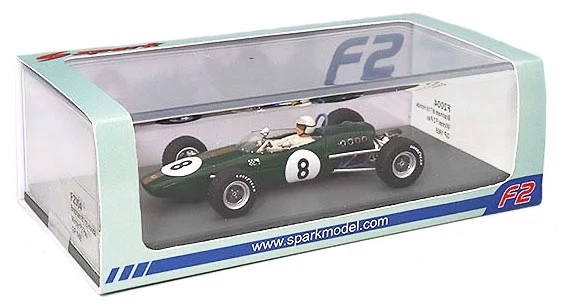 Spark F2004 Brabham BT18 Honda #8 'BRD' 1st F2 Pau 1966 Jack Brabham - 1/43Scale - Image 4 of 4