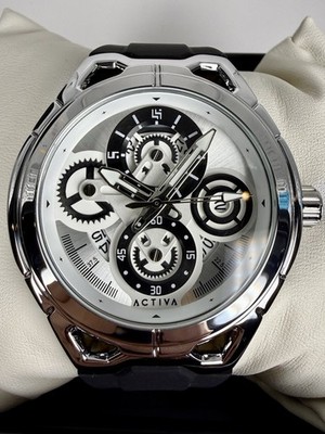 Invicta - Activa Drift X - Men's Watch - 44mm - Black - Silver Case ACW9349-007