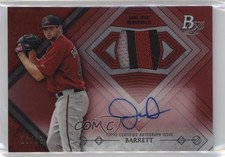 2014 Bowman Platinum Relics Red Refractor 16/25 Jake Barrett #AR-JB Auto ms9