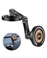 Magnetic Wireless Car Mount Charger, 15W Fast Charging for Rechargeable