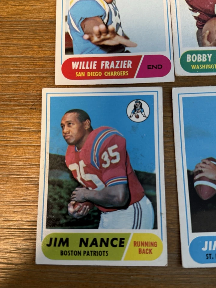 1968 TOPPS Football Cards Nice Lot of 110 Cards. There Are Some Doubles - Image 2 of 4