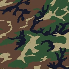 M81 Woodland Camouflage - 18"x46" Hydrographic Film Hydro Dipping