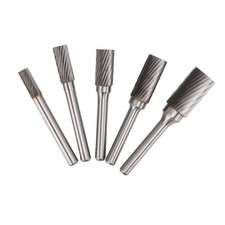 .5Pcs Carbide Burr Set Single Cut Files With 6mm/0.24in Shank For