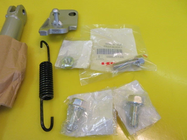 全新 原始设备制造商 正品 川崎 KDX 250/220/200 KICKSTAND KICK 侧支架组件 — 第 3/4 张图片