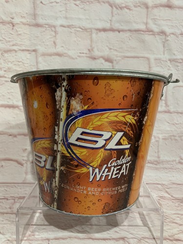 Cubo de cerveza helada galvanizado Bud Light BL Golden Wheat 5 qt - Imagen 3 de 6