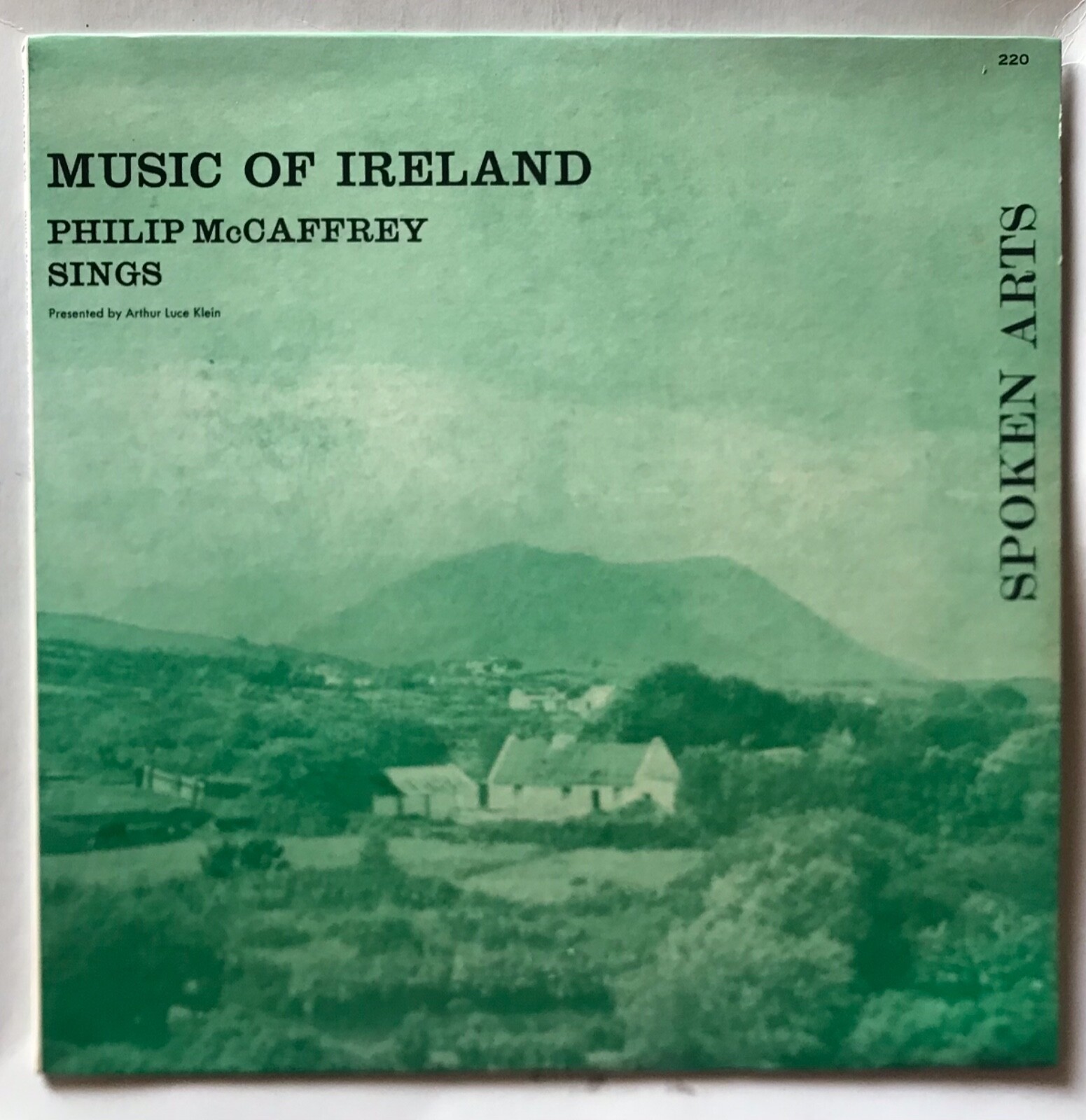 Philip McCaffrey Sings Songs Of Ireland Spoken Arts RARE Vinyl LP
