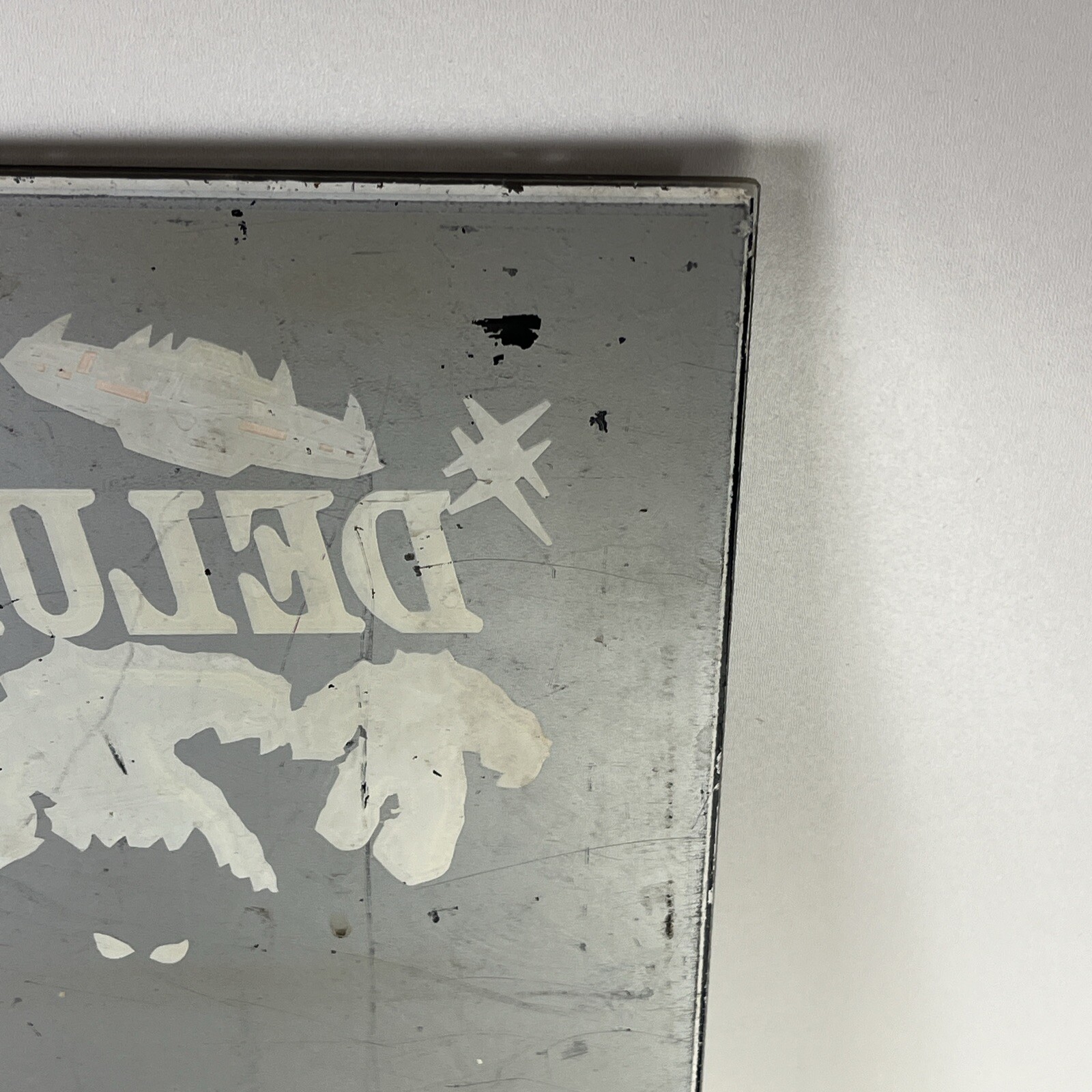 Vintage Space Invaders 1980’s Bally Midway Monitor Screen Original 25”x26”