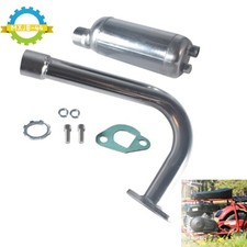 Exhaust Pipe With Muffler For Predator 196cc 212cc GX160 GX200 Mini Bike Go Kart