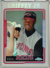 2005 Topps Chrome Cincinnati Reds Ken Griffey Jr. Base,Refractors