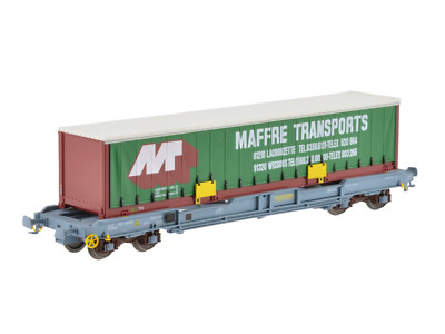 LS Models 30298 SNCF 4achs Containertragwg K1 Novatrans grau 40' MAFFRE Ep5 NEU