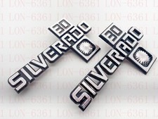For 1981-1987 Gm Chevy Silverado 30 Logo Trucks Fender Emblem Badge 2pcs New For 1981-1987 Gm Chevy Silverado 30 Logo Trucks Fender Emblem Badge 2pcs New