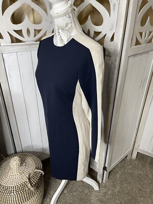 slim fit dress slacks Safrana Color Block Fit & Flare Mini Dress - Orange & Yellow | Retro Mod main image 1