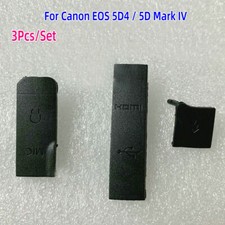 Camera USB HDMI Mic Interface Rubber Cover Door Cap for Canon EOS 5D4 5D Mark IV