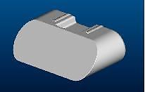 Ideal Standard LV857AA Synergy Rail Pivot Block Cover Mldg
