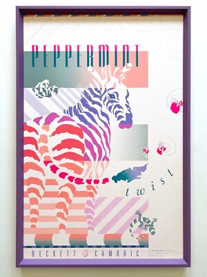 POSTMODERN RARE 1988 LITHOGRAPH PRINT 