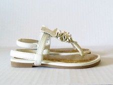 Healthtex White Ruffle Sling-back Sandals in Size 4 Infant/Toddler
