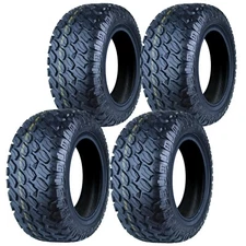 Set Four 23X10R14 Golf Cart Tires 6 ply Multi-Terrain with Superior Traction