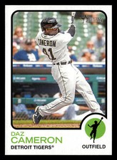 Daz Cameron 2022 Topps Heritage #546 Detroit Tigers *035