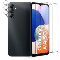 Schutzfolie FüR Samsung Galaxy A14 4G/5G Display Schutzglas 2X Kamera Folie Glas