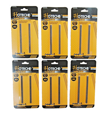 Lot of (12) Electric Planer Blades M2 3-1/4 in. Double Edge 620501
