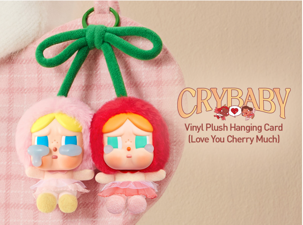 キーホルダー・アクリルキーホルダー Popmart Crybaby crying for love limited POP MART CRYBABY Crying For Love Plush Pendant Love You