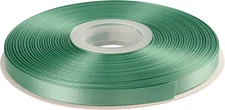 3/8 Inch Wide Double Face Satin Ribbon - 50 Yards (564-Biscay Green)