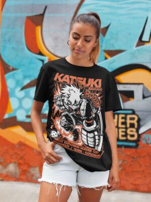 Bakugo Katsuki T-Shirt My Hero Academia MHA Anime Girl Gift Shirt