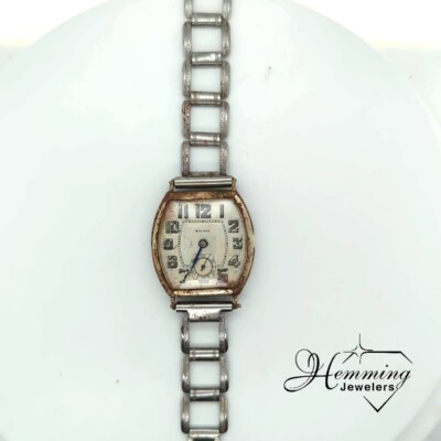 BULOVA 10A VINTAGE 1927 ULTRA RARE 15J SWISS WATCH-Not Working-Parts/Repairs