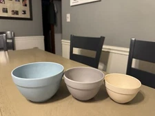 Bamboozle 3 Piece Nesting Mixing Serving Bowls Basins