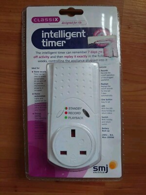 7 Tage Digitale Zeitschaltuhr Steckdose Automatisierung Energie Intelligente Steckdose SMJ Classix