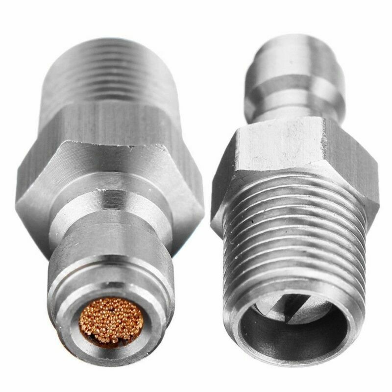 エンジェル・ダスト/ブリード Stainless Steel Paintball One Way Valve Foster HPA/N2 Fill Nipple
