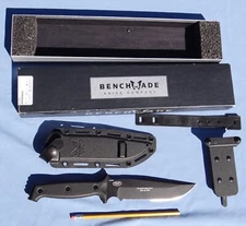 RARE First Production Run Benchmade 119SBK ARVENSIS Sibert Design 154CM
