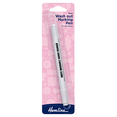 Hemline White Wash-Out Marking Pen