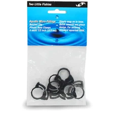 Two Little Fishies Ratchet Clip Set of 6 fits 1/2" Tube Plastic Hose Clamps