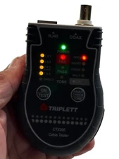 Triplett / Byte Brothers CTX200 Pocket CAT LAN Tester for RJ45 CAT5 CAT6