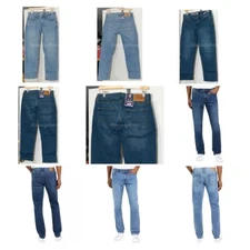 BLUE , DARK BLUE IZOD Men’s Jean  Straight Fit Stretch Fabric