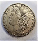 1921 D AU MORGAN DOLLAR VAM 14A LDS Tripled Stars, Die Break First Left Star