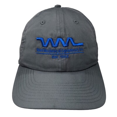 Ward Mechanical Equipment Strapback Hat Gray One Size Embroidered