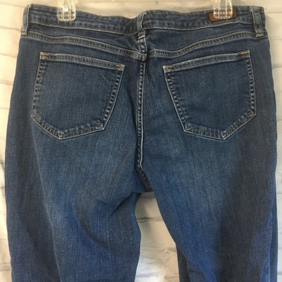 Lands' End Denim Blue Jeans Fit 2 