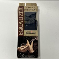 Equalizer By Berkshire OSFM Navy Ladies Driving Gloves Warm Lined Sure Grip NOS