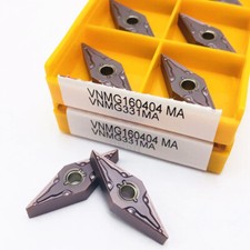 10Pcs 35 VNMG160404 VNMG331-MA 16mm Carbide Turning Inserts For Stainless steel