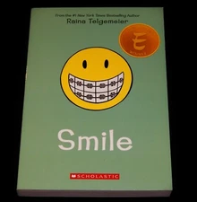 Children's Book, SMILE: RAINA TELGEMEIER, "Family, Friends, Boys & Dental Drama"